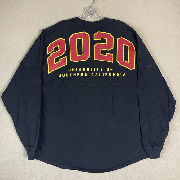 USC Trojans Unisex L‎ Black Alumni 2020 Spirit Jersey Pullover Sweatshirt - Picture 12 of 13
